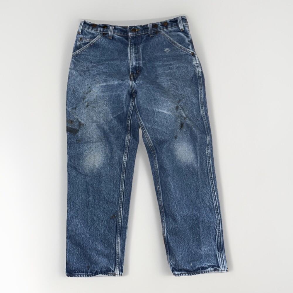 Vintage Wild Ass Workwear Carpenter Jeans 34x29 Blue USA